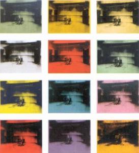 Dodici sedie elettriche, Andy Warhol,1964